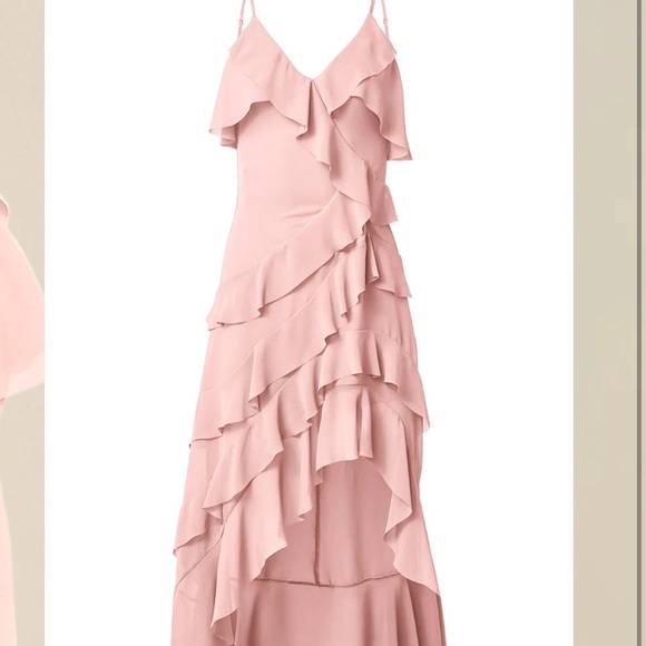 High-Low Ruffle Maxi Dress VENUS - Picture 3 of 4